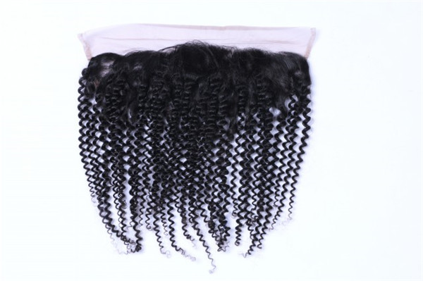 Short virgin hair bundles with lace closure XS025